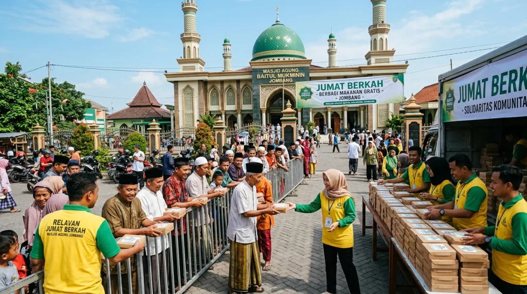 Cara Rombong Sedekah Jombang Menjadikan Masjid Pusat Kepedulian Umat