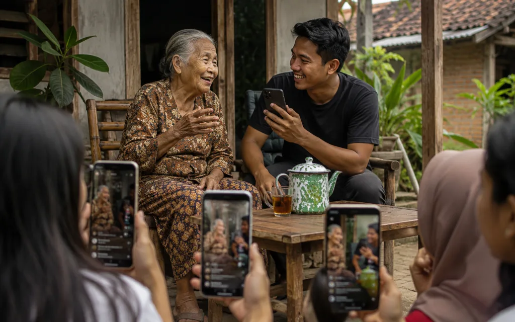 Mbah Leginah Meninggal Dunia, Mengapa Sosok “Nenek Online” Bisa Begitu Dekat di Hati Warganet?