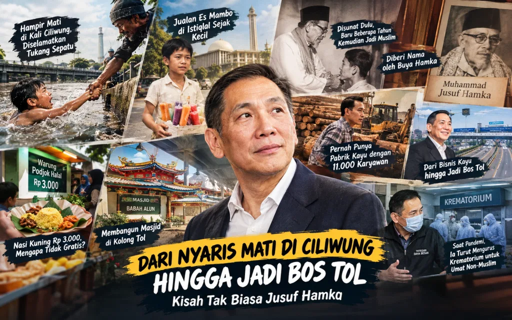 Dari Nyaris Mati di Ciliwung hingga Jadi Bos Tol, Kisah Tak Biasa Jusuf Hamka