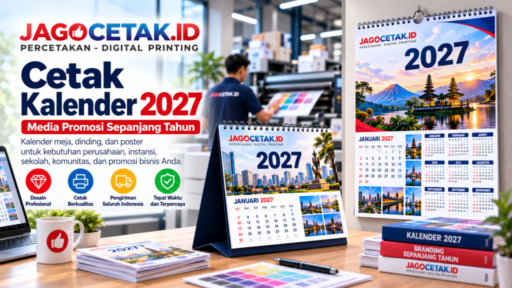 Mau Strategi Promosi yang Menempel di Meja Klien Sepanjang Tahun? Ini Panduan Lengkap Cetak Kalender 2027