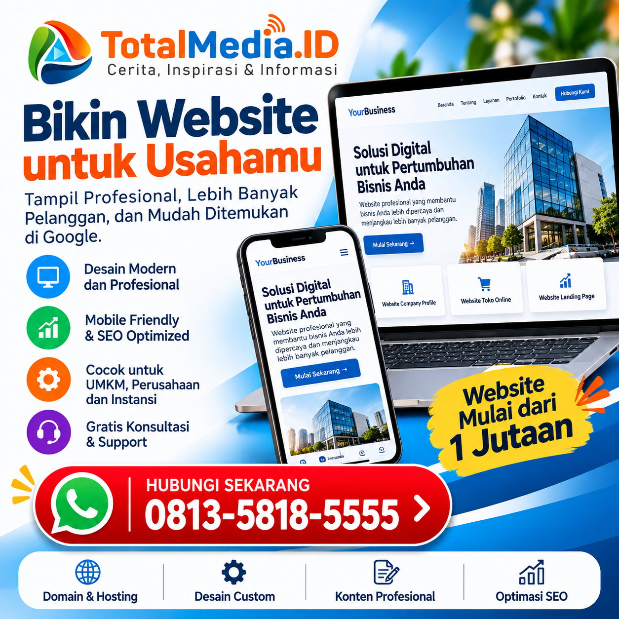 Iklan desain website