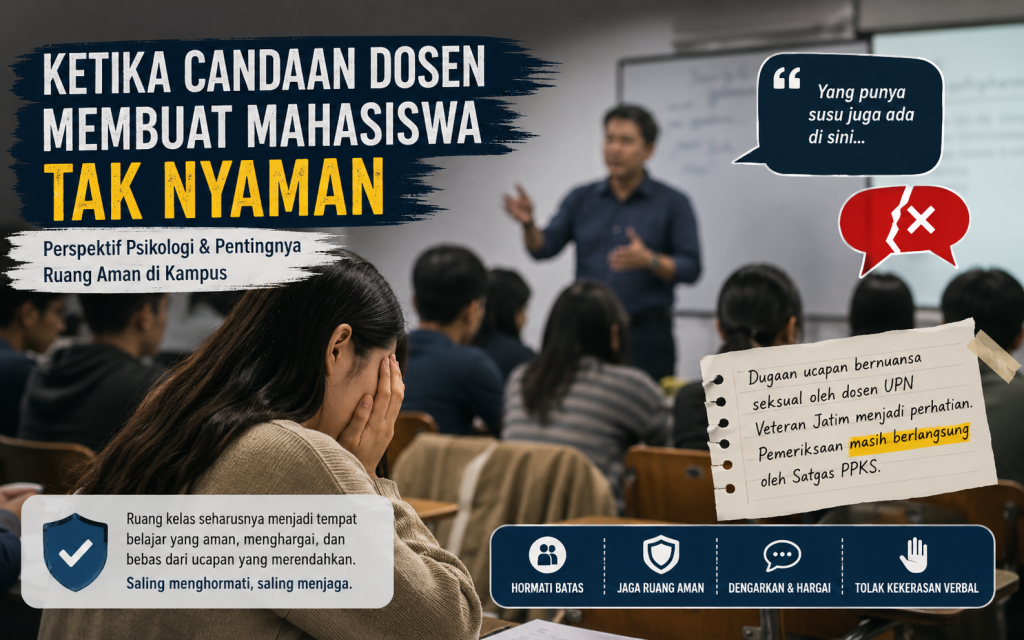 Ketika Candaan Dosen Membuat Mahasiswa Tak Nyaman, Apa yang Terjadi di Balik Cerita Ini?