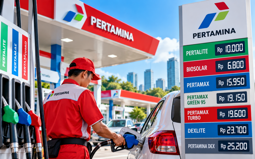 Pertamina Tahan Harga BBM 1 Oktober 2026, Pertamax Masih Rp15.950 per Liter