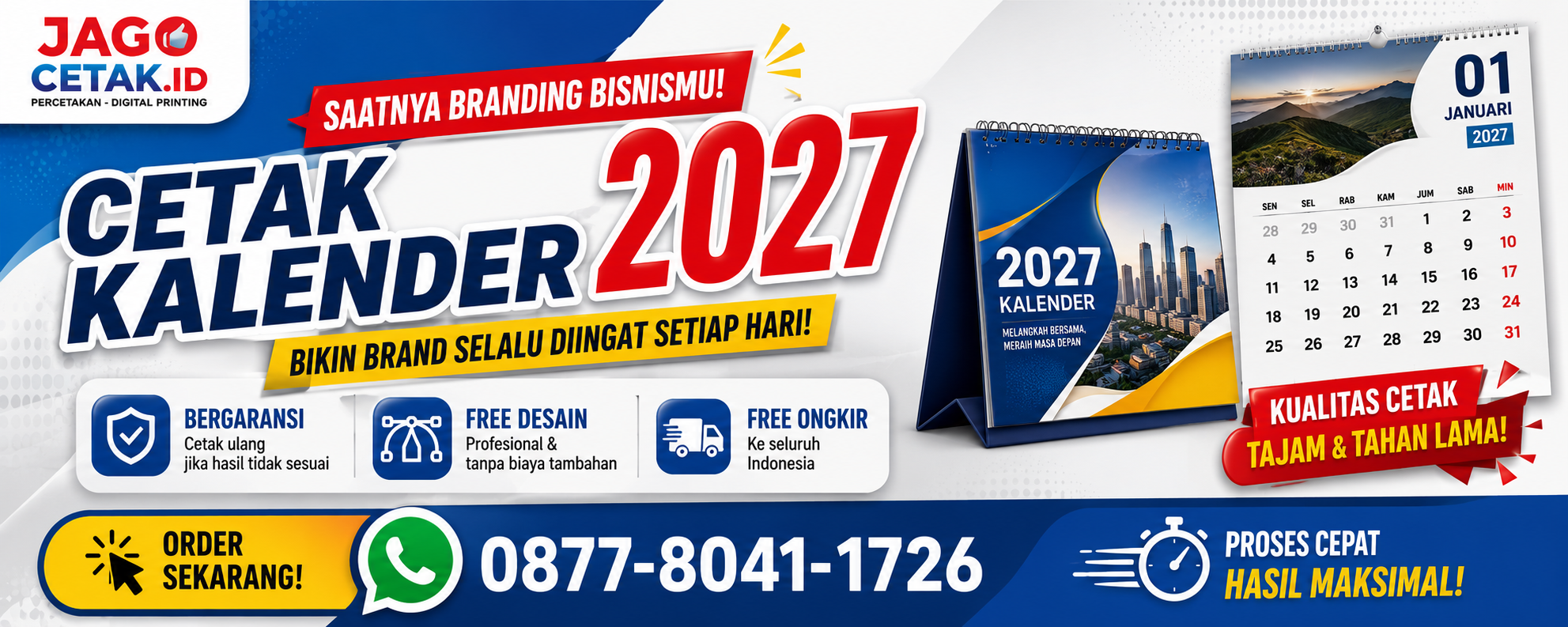 Iklan Cetak Kalender 2027