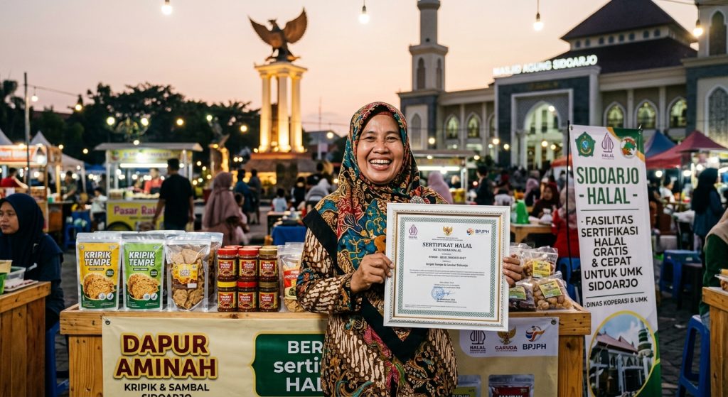 Sembilan Hari Jelang Wajib Halal, Begini Jalan Gratis bagi UMK Sidoarjo